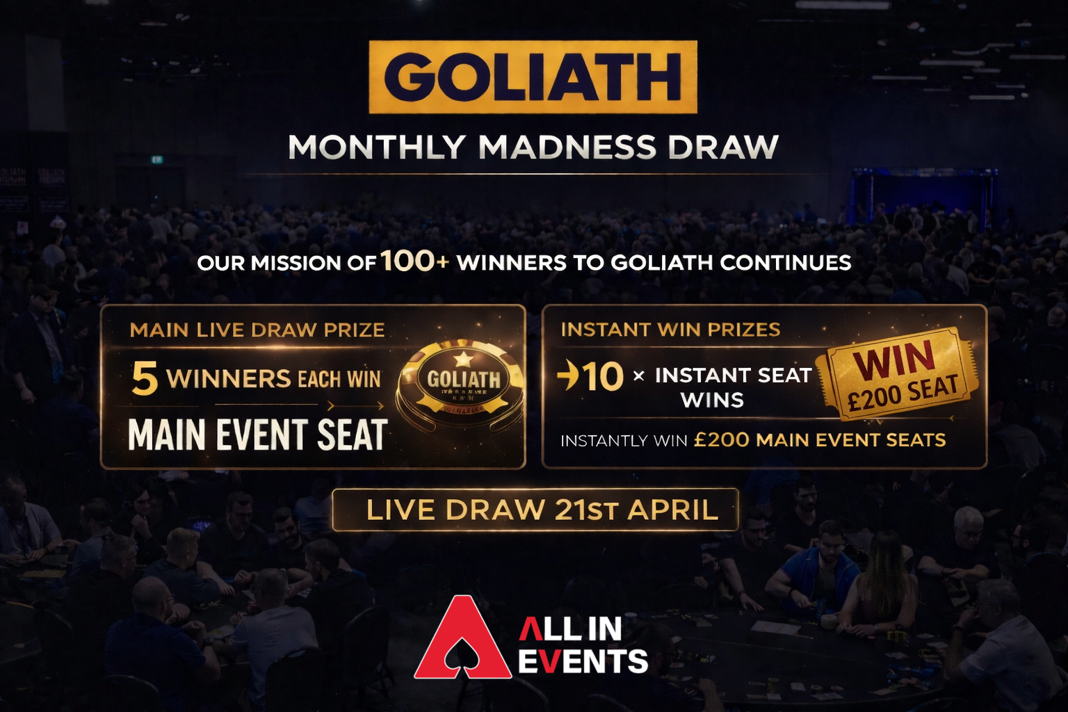 LIVE DRAW RESULTS – TUES 21st APRIL