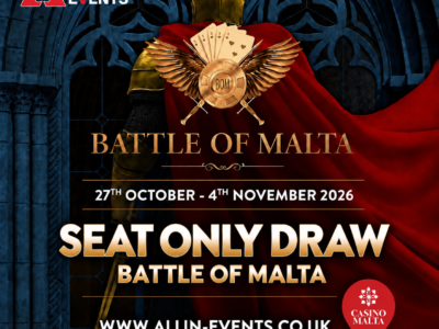 Battle of Malta Main Event Seat (€600)